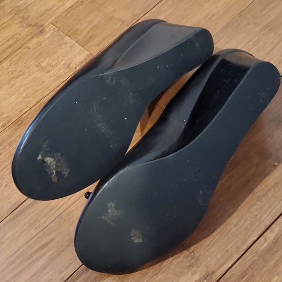Cole Haan black leather wedge - Picture 5 of 5